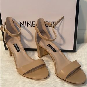 Nine West Pruce Ankle Strap Sandal, 7.5M NWT